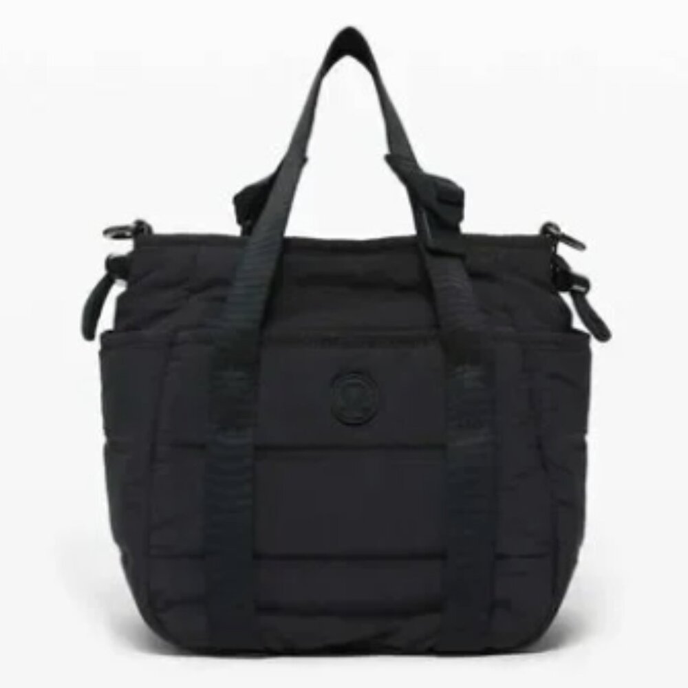 Lululemon Dash All Day Quilted Bucket Bag 6.5L, Black, Crossbody